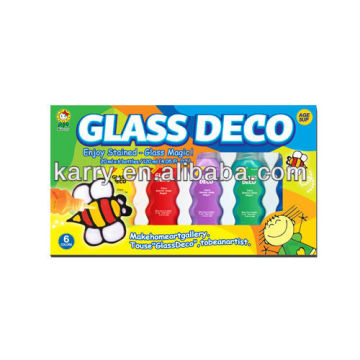 non-toxic hot sale economical fashionable Glass Deco Paint for kids passed ASTM D4236&EN71 testing standard